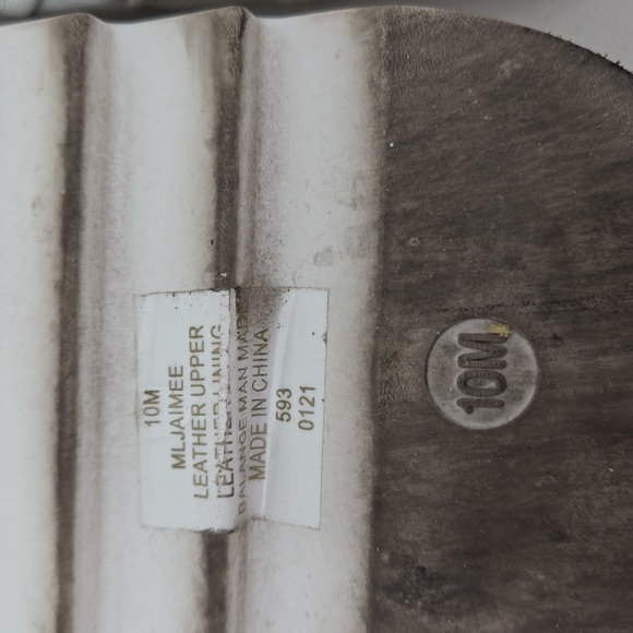 Marc Fisher Jamie Slip On Espadrille Sandal Rounded Toe Braided Straps Size 10 - Picture 10 of 11